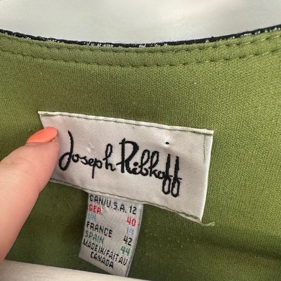 Joseph Ribkoff Black and Gray Blazer Artistic Urban Design - Picture 3 of 3